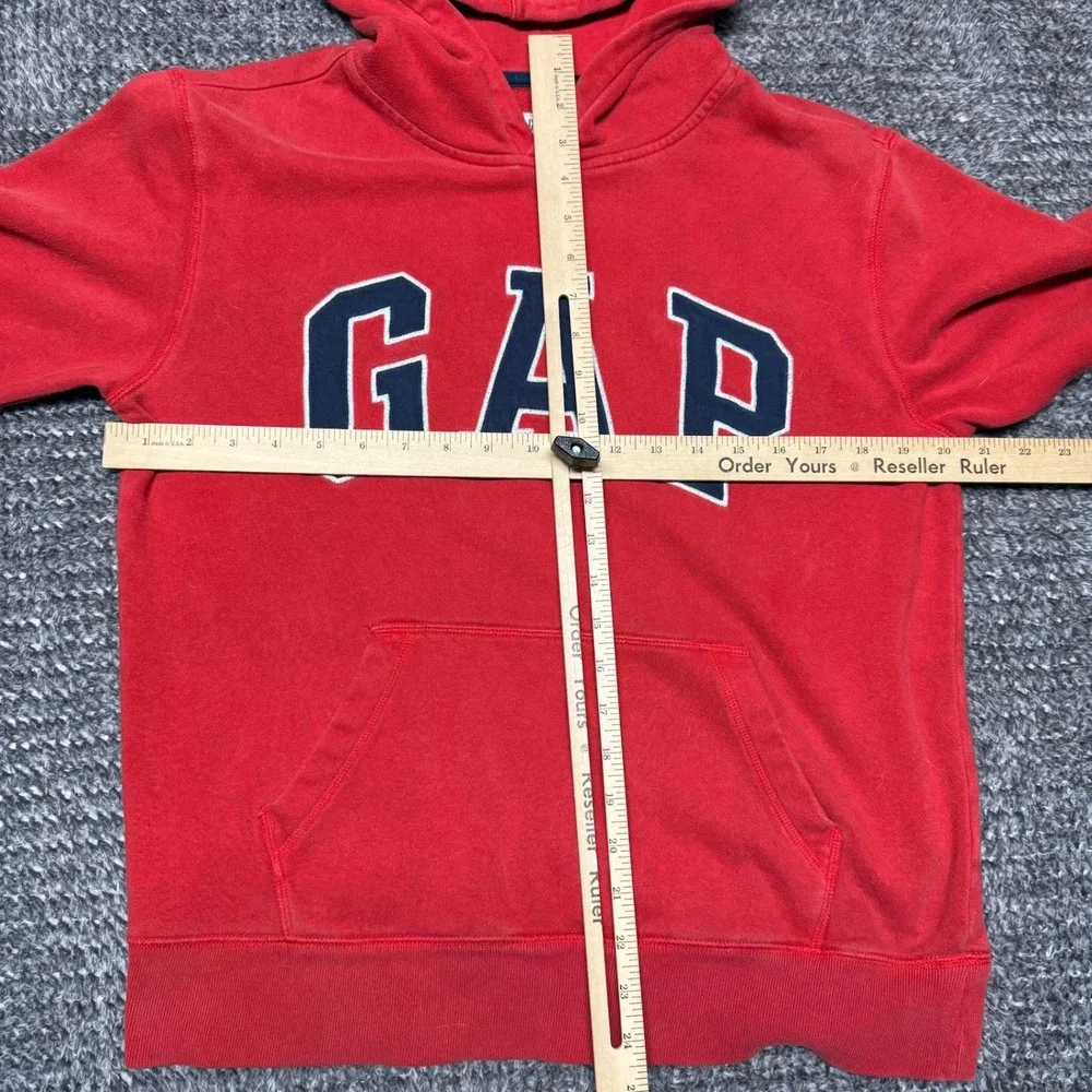 GAP‎ Kids Boys Hoodie Pullover Sweatshirt XXL Red Arch Logo Spellout